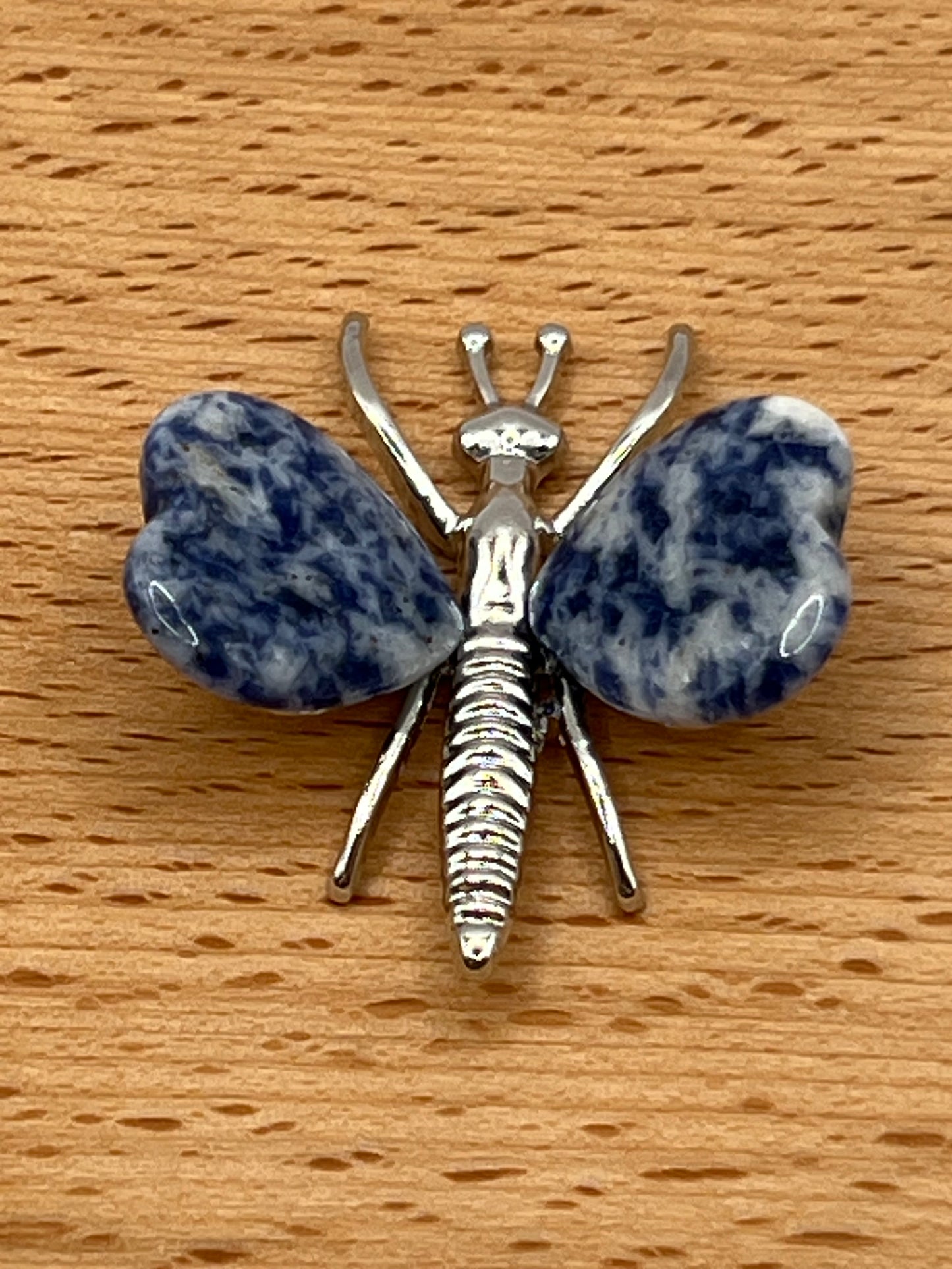 Sodalite Butterfly Crystal