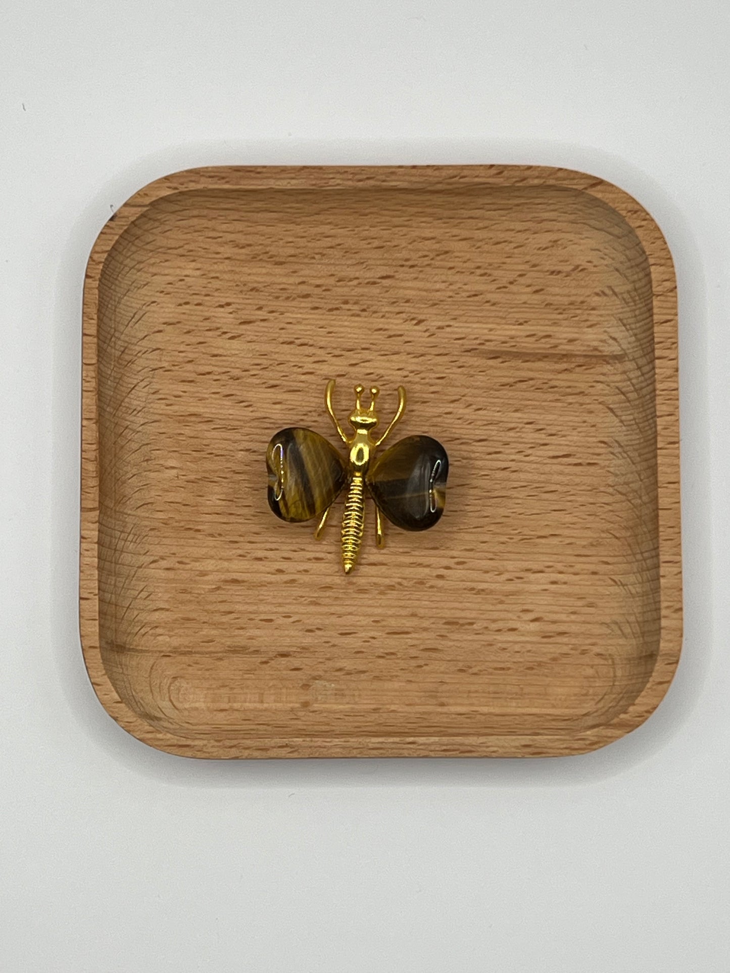 Tiger Eye Butterfly Crystal