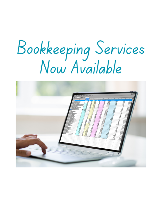 Bookkeeping Services Now Available