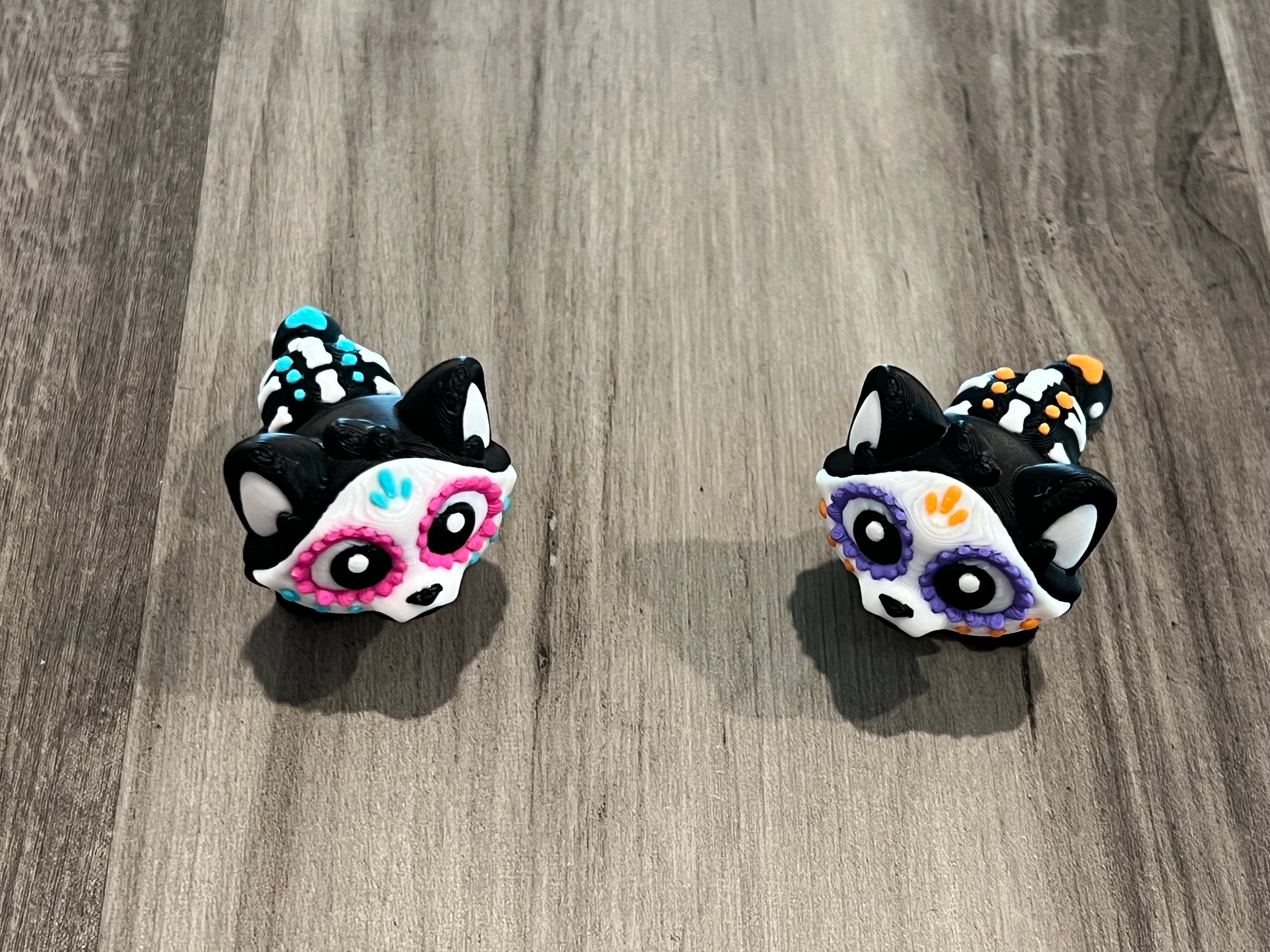 Articulated Sugar Skull Cat - 3D Print