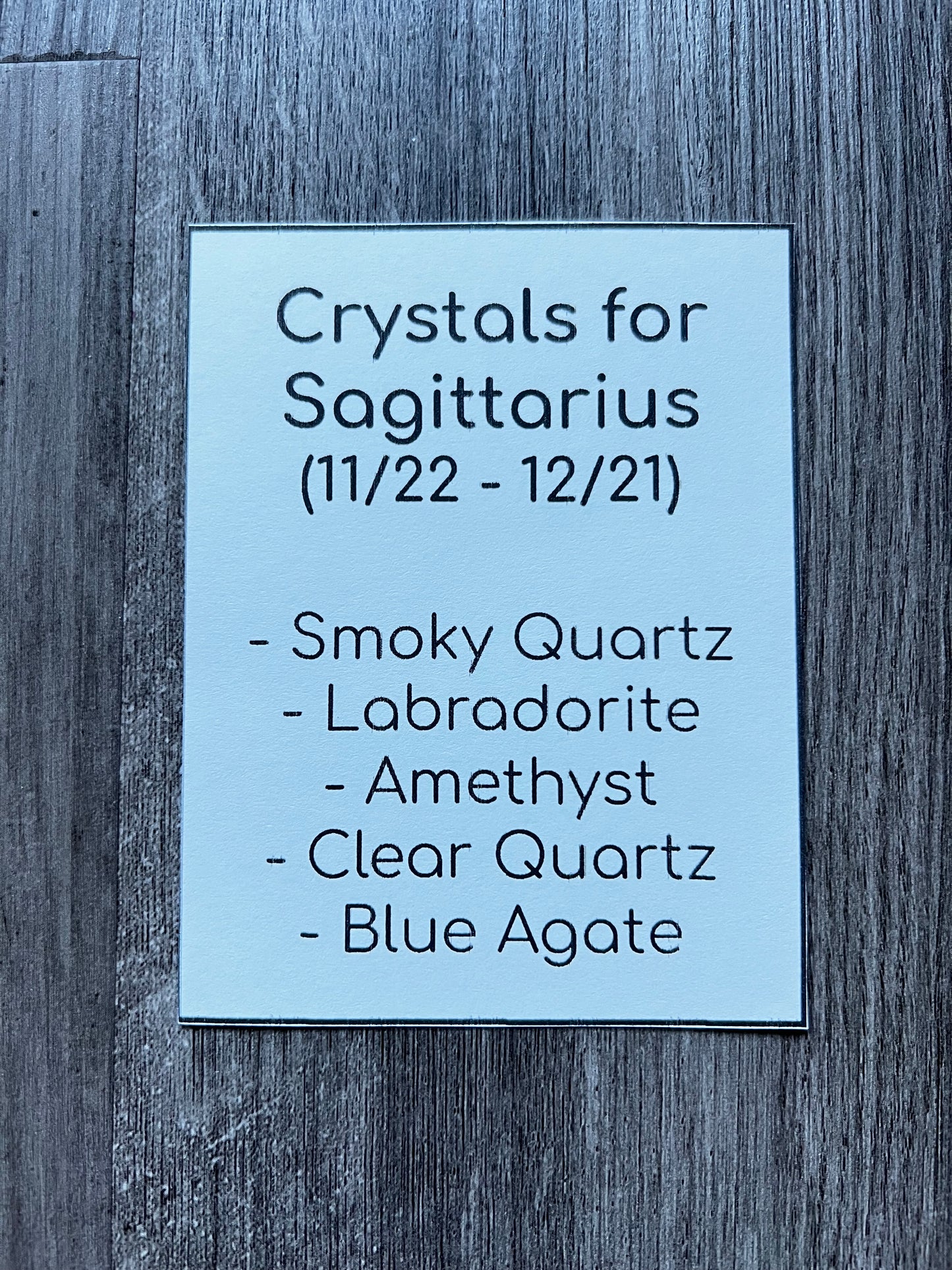 Crystals for Sagittarius