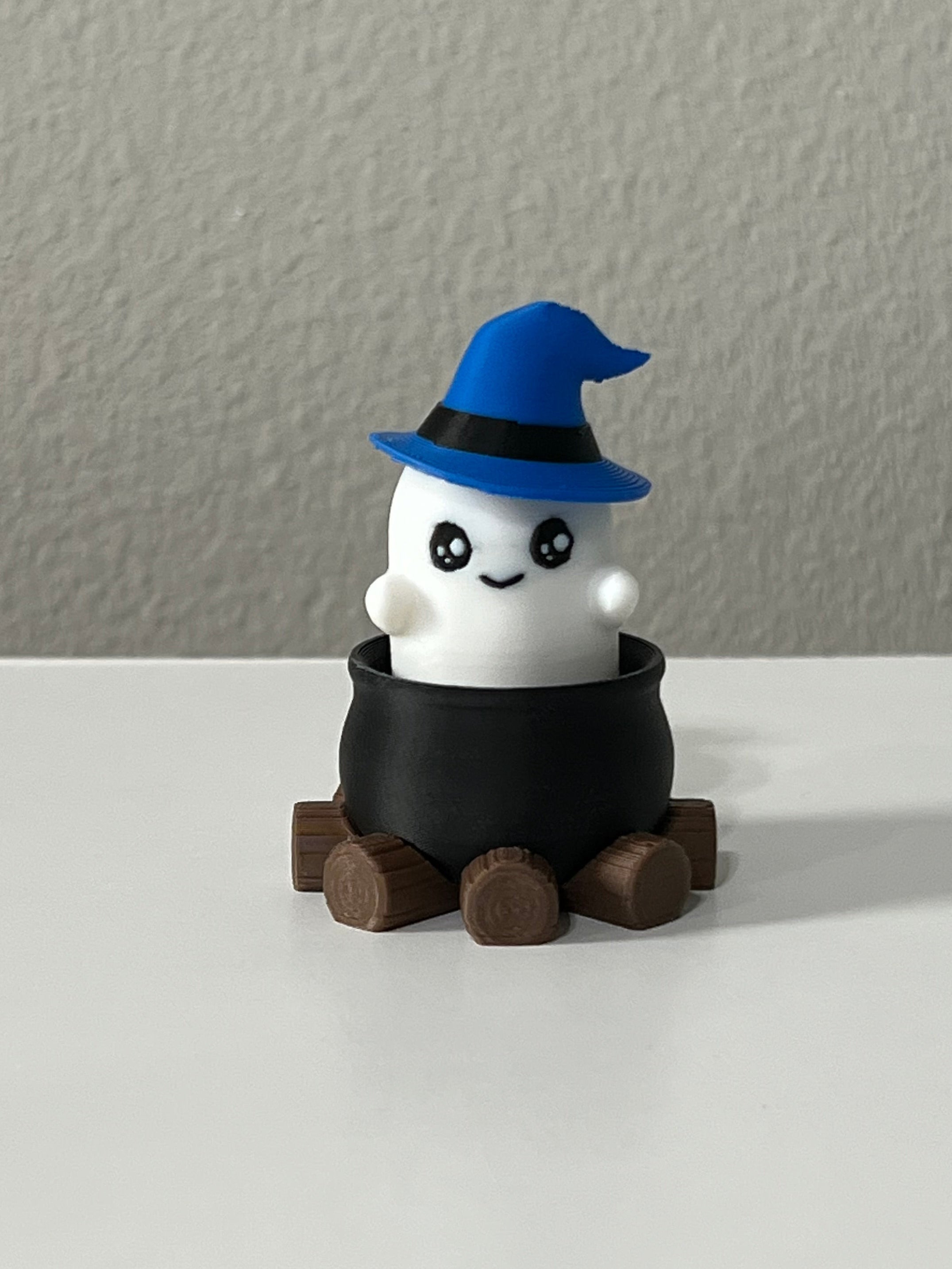 Ghost Witch Fidget Clicker 3D Print