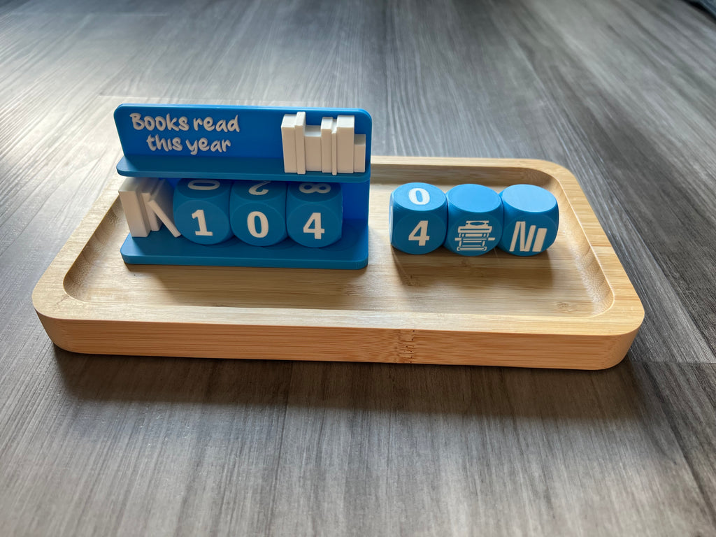 Books Read This Year Bookcase 3D Print