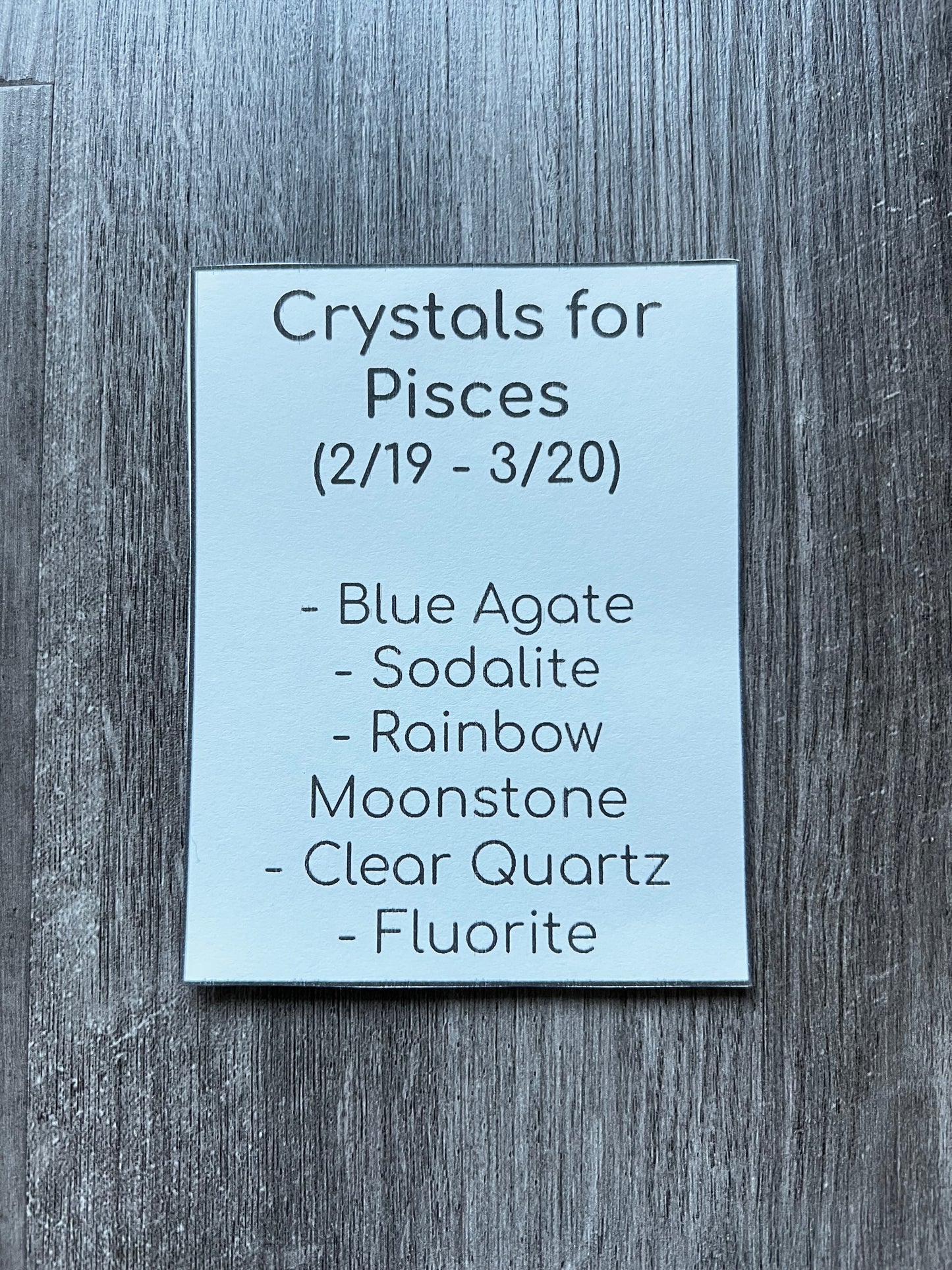 Crystals for Pisces