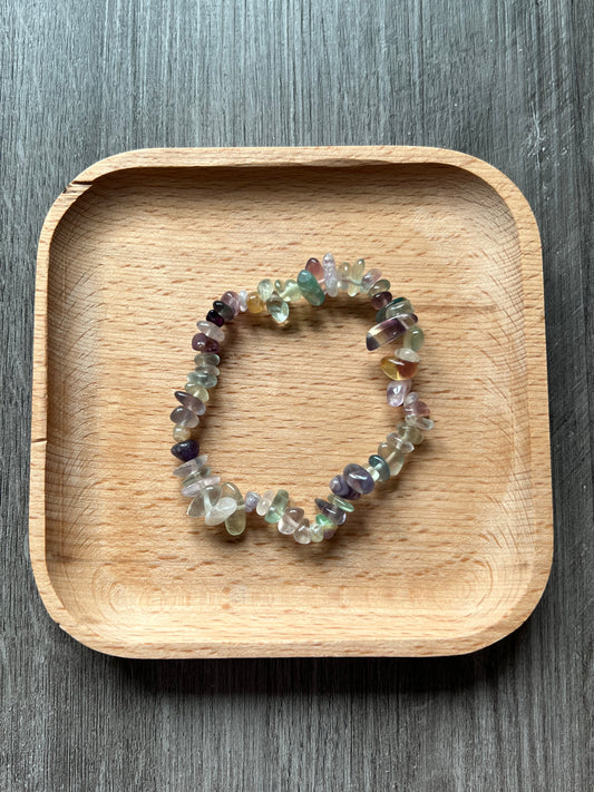 Fluorite Chip Bracelet