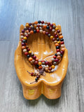 Natural Mixed Rosewood Mala Bead Necklace