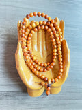 Indonesia Agathis Alba Kingwood Mala Bead Necklace