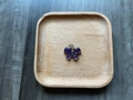 Amethyst Butterfly Pendant Necklace