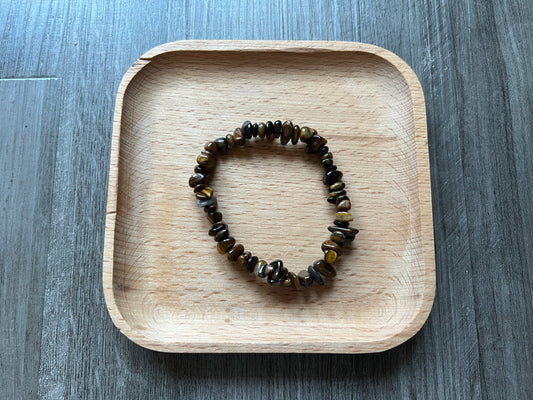 Tiger Eye Chip Bracelet