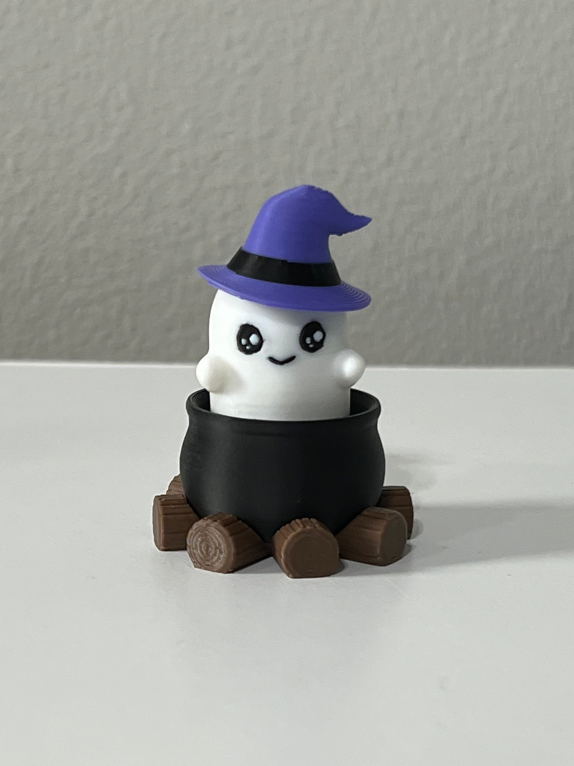 Ghost Witch Fidget Clicker 3D Print