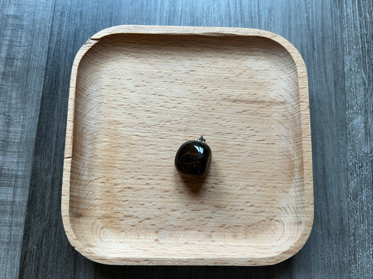 Tiger Eye Tumbled Stone Pendant