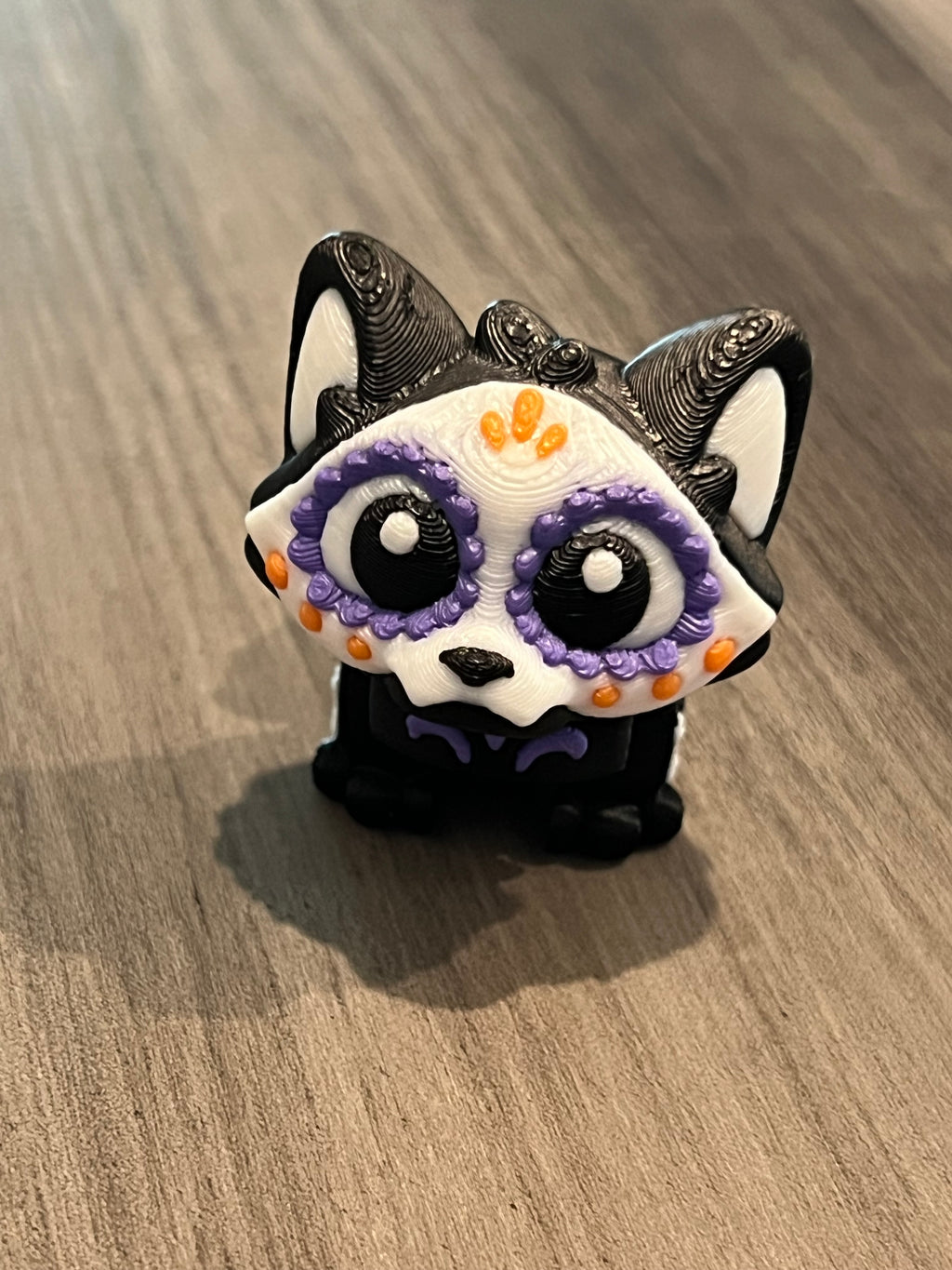 Articulated Sugar Skull Cat - 3D Print