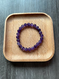 Amethyst Bracelet - 8 mm
