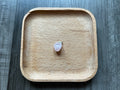Rose Quartz Tumbled Stone Pendant Necklace