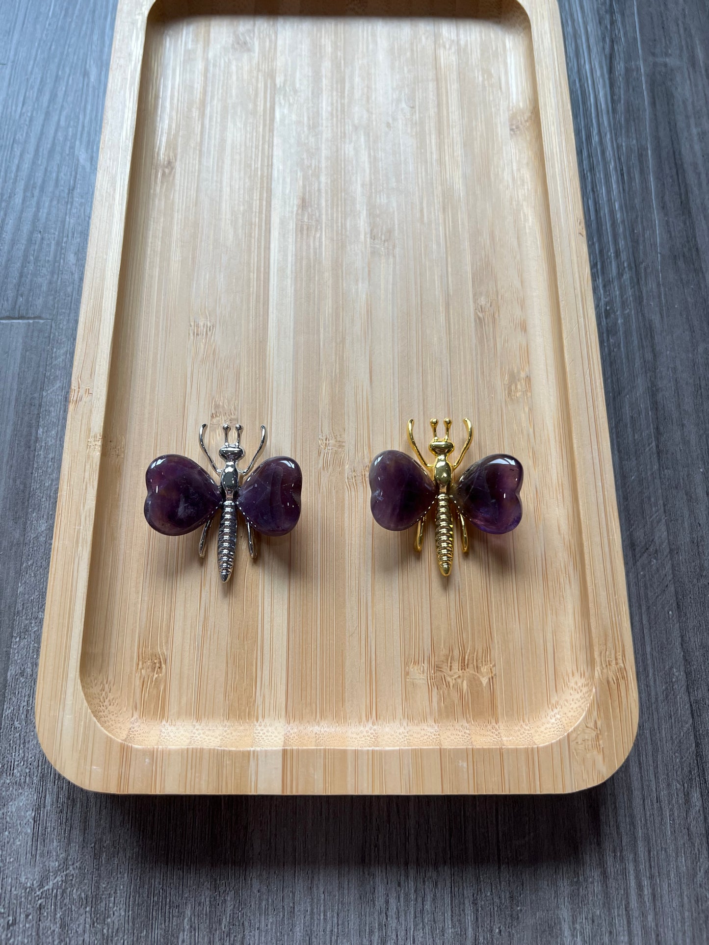 Amethyst Butterfly Crystal