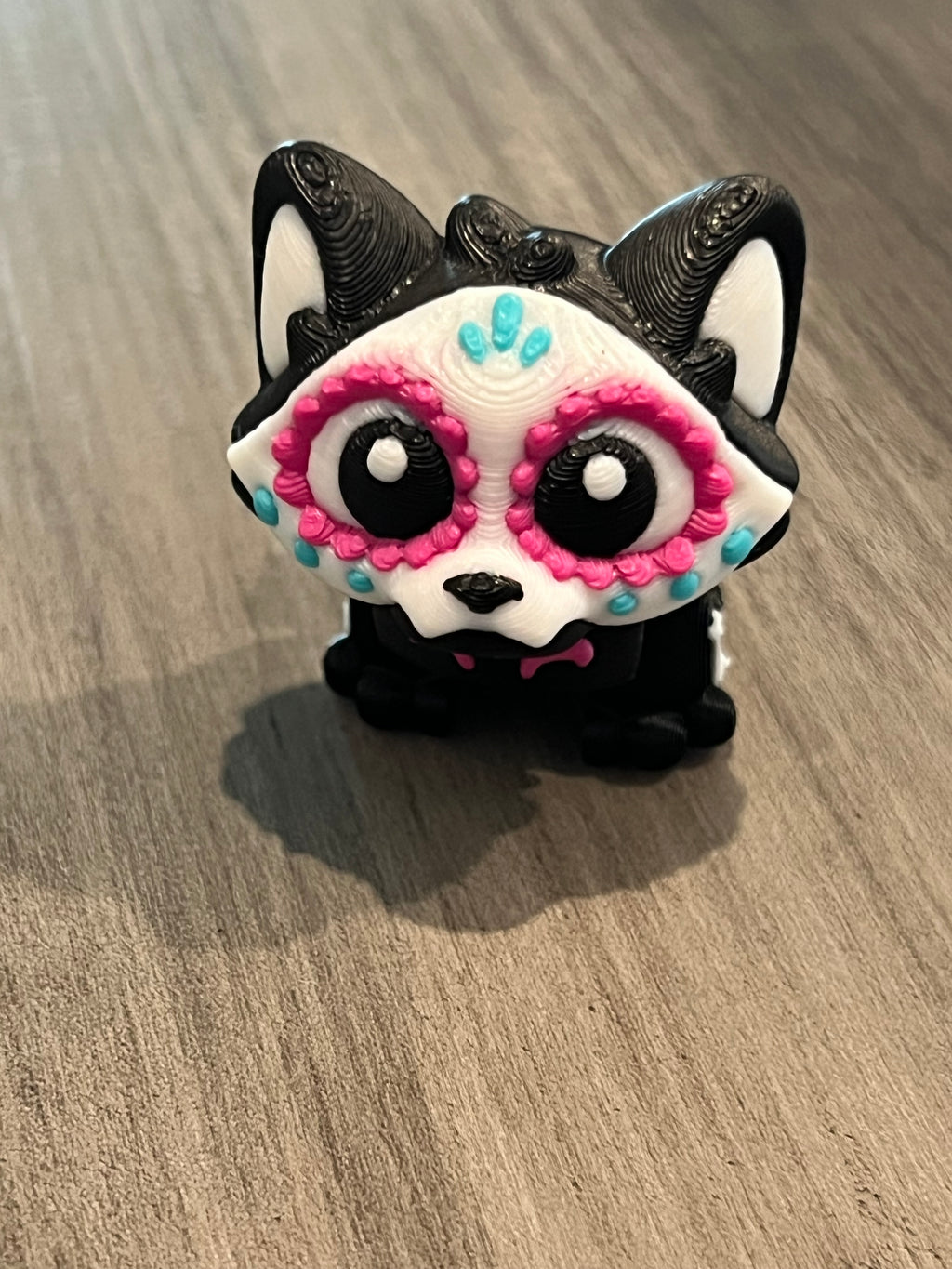Articulated Sugar Skull Cat - 3D Print