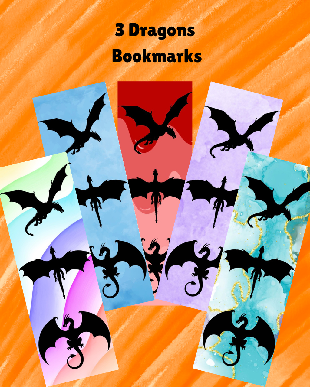 3 Dragons - Bookmark