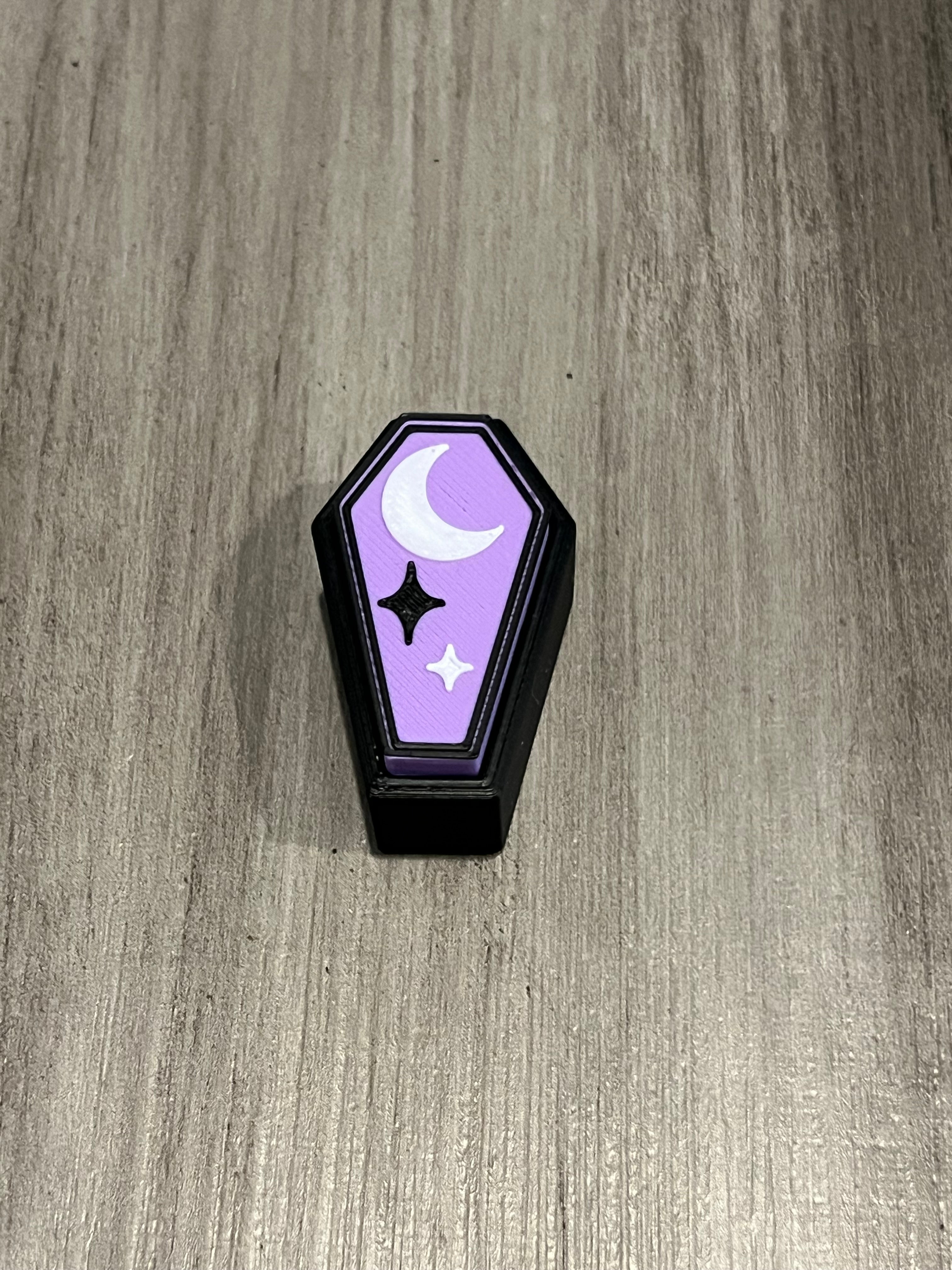 Coffin Fidget Clicker 3D Print