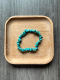 Blue Howlite Chip Bracelet