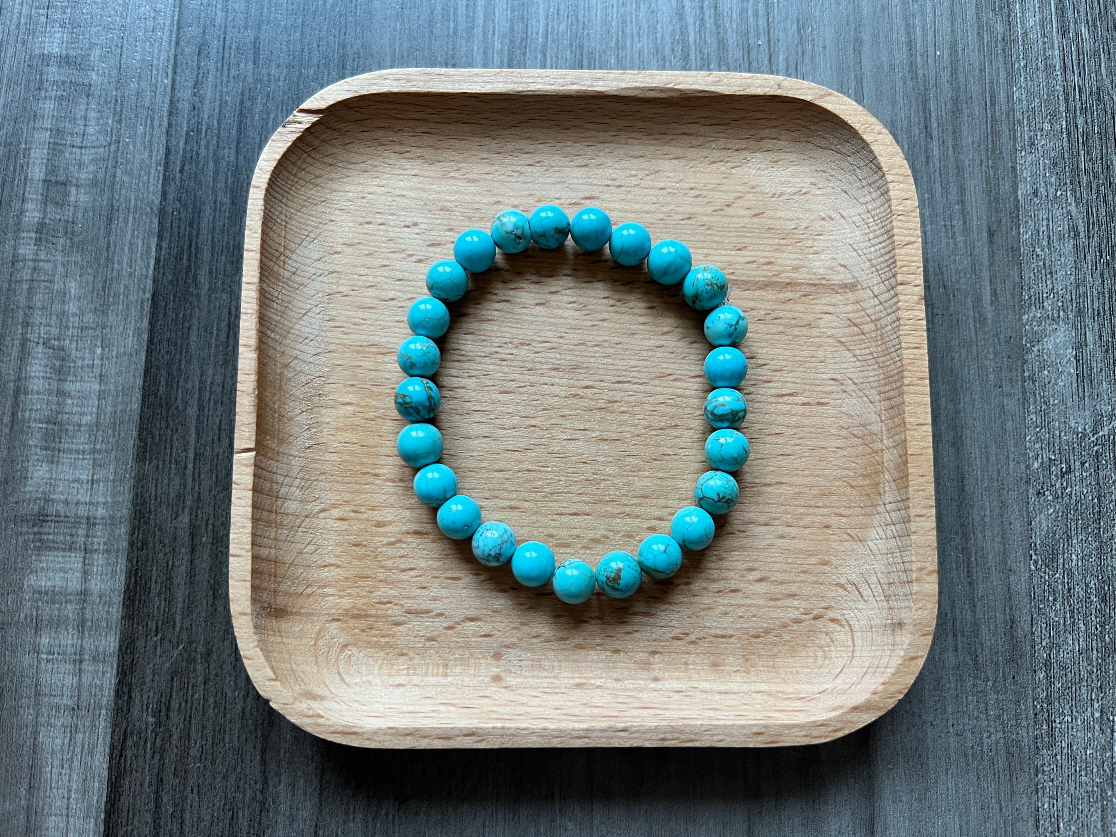 Turquoise Bracelet - 8 mm