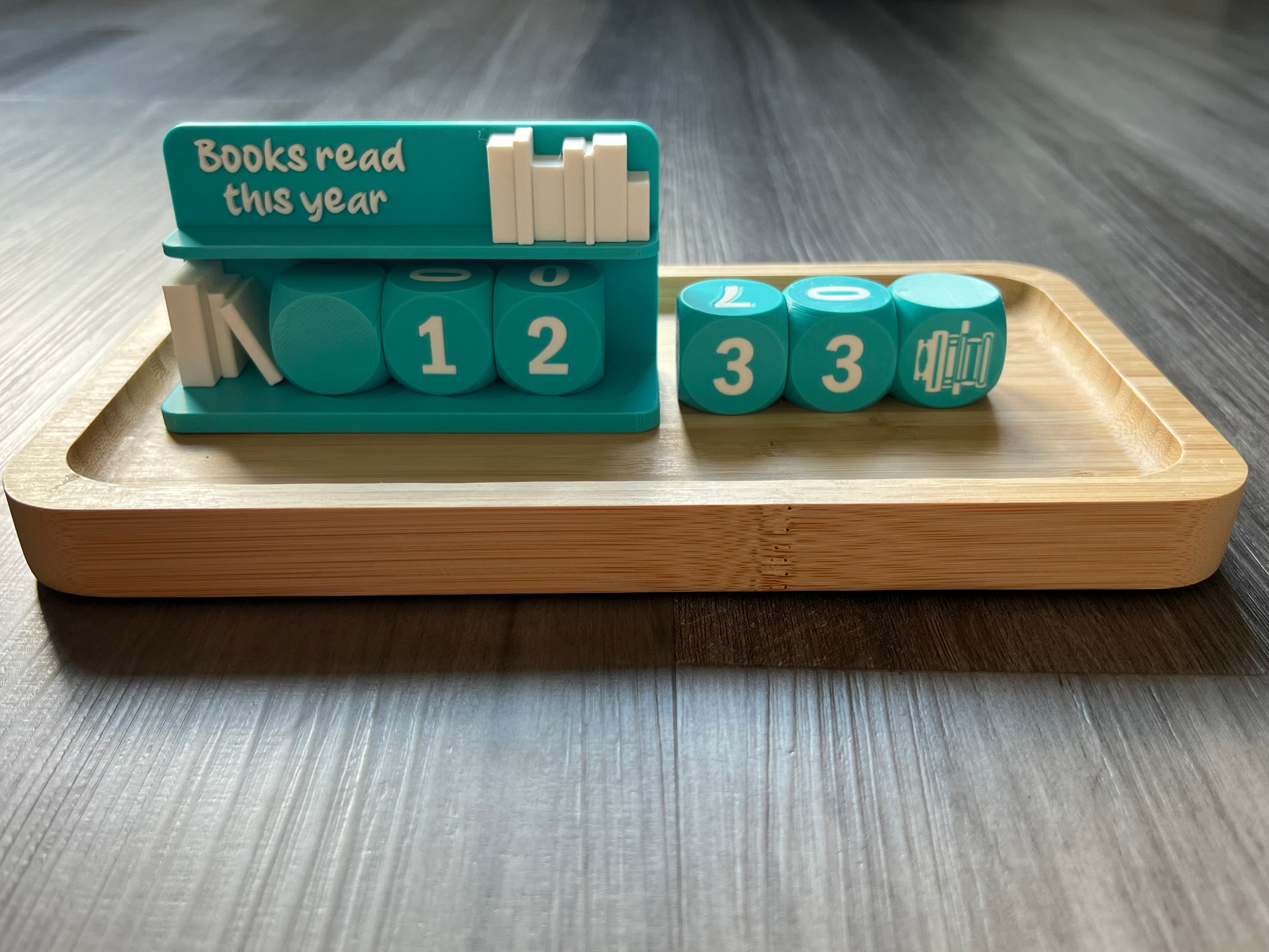 Books Read This Year Bookcase 3D Print