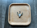 Clear Quartz Dove Pendant Necklace