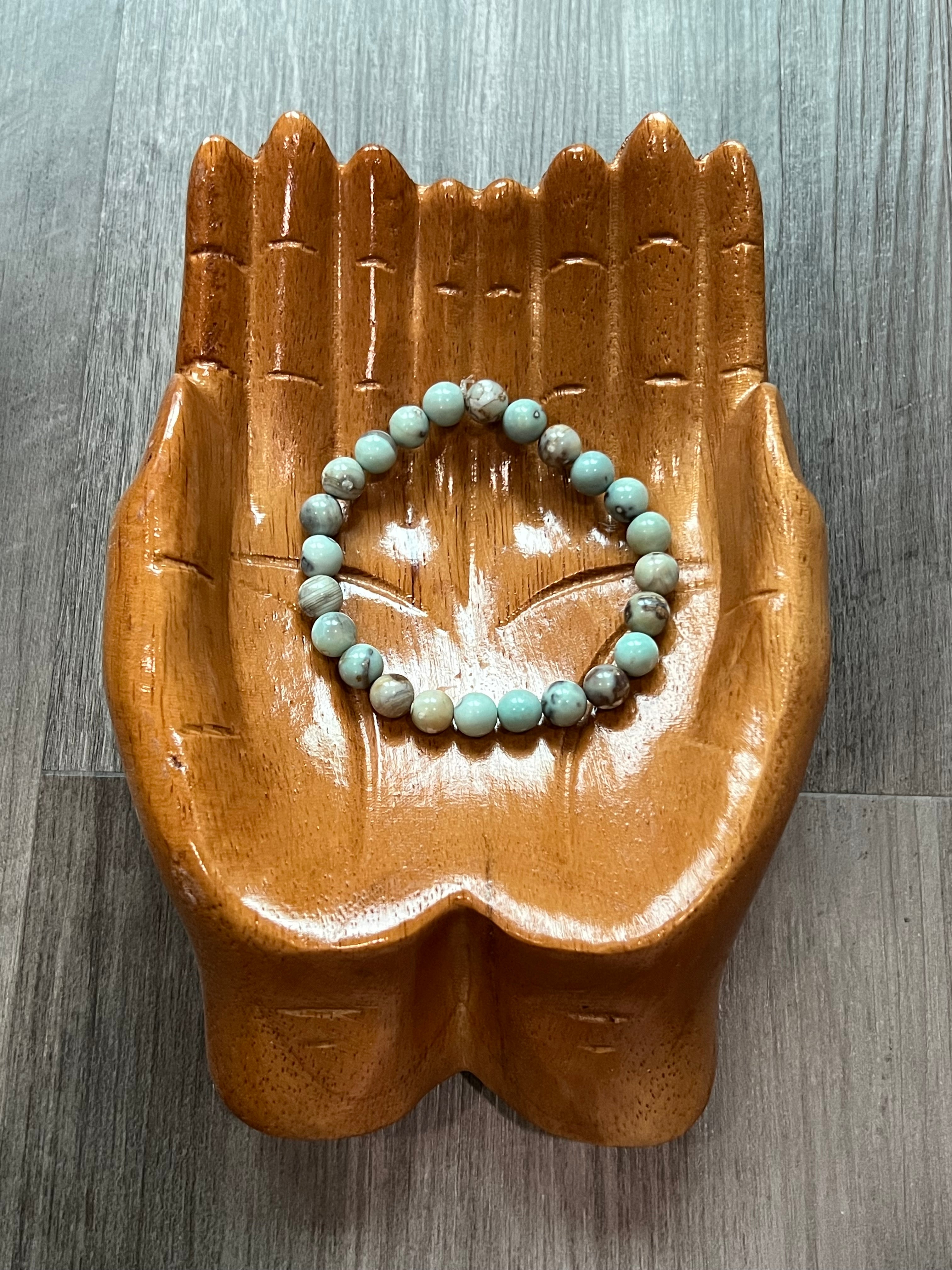 Dragon Skin Agate Bracelet - 8 mm