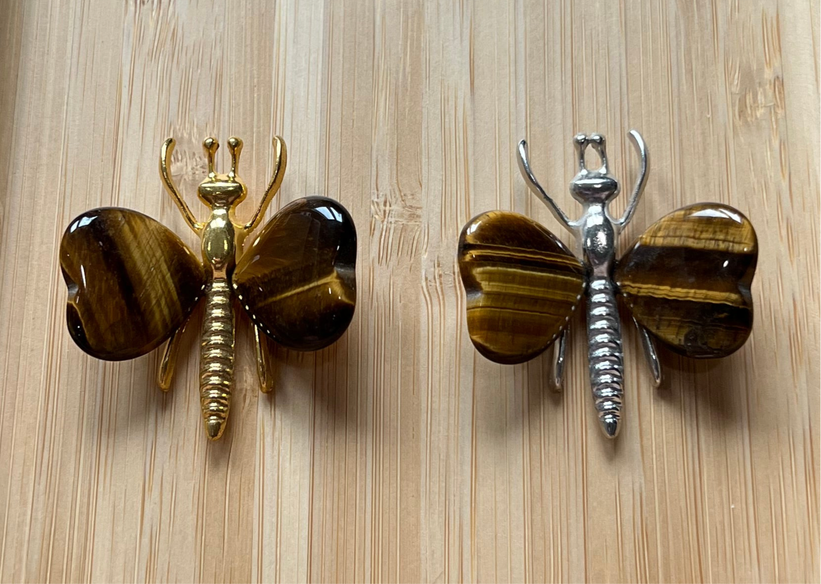 Tiger Eye Butterfly Crystal