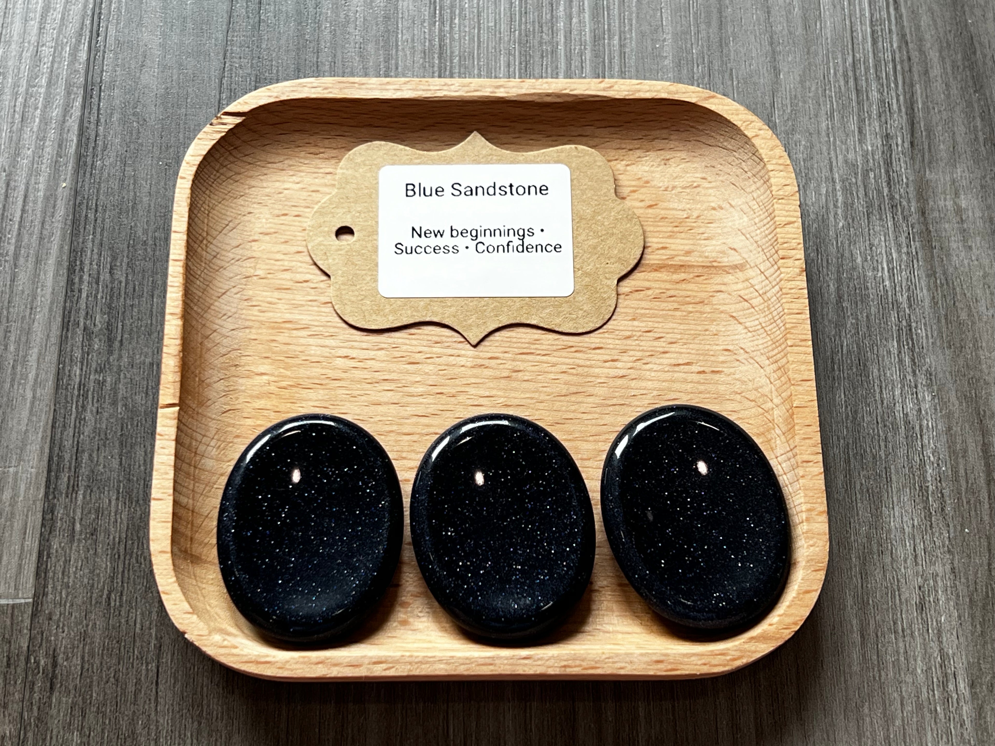 Blue Sandstone Worry Stone