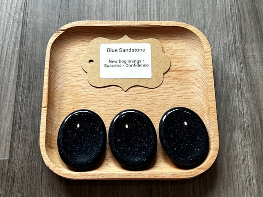 Blue Sandstone Worry Stone