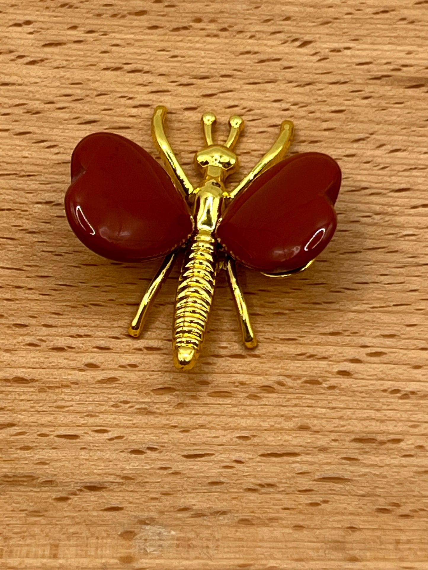 Red Jasper Butterfly Crystal