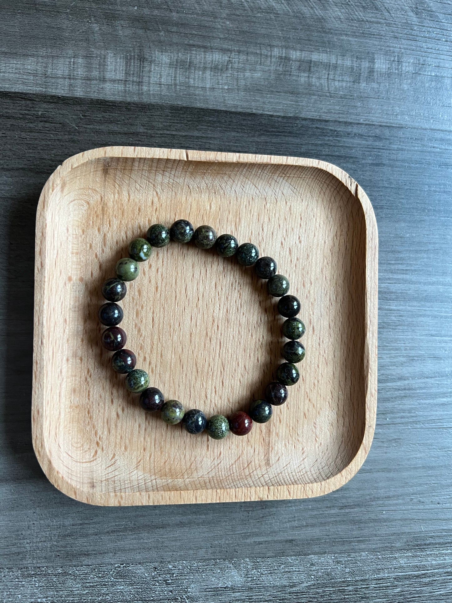 Dragon Bloodstone Bracelet - 8 mm
