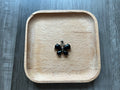 Obsidian Butterfly Pendant Necklace