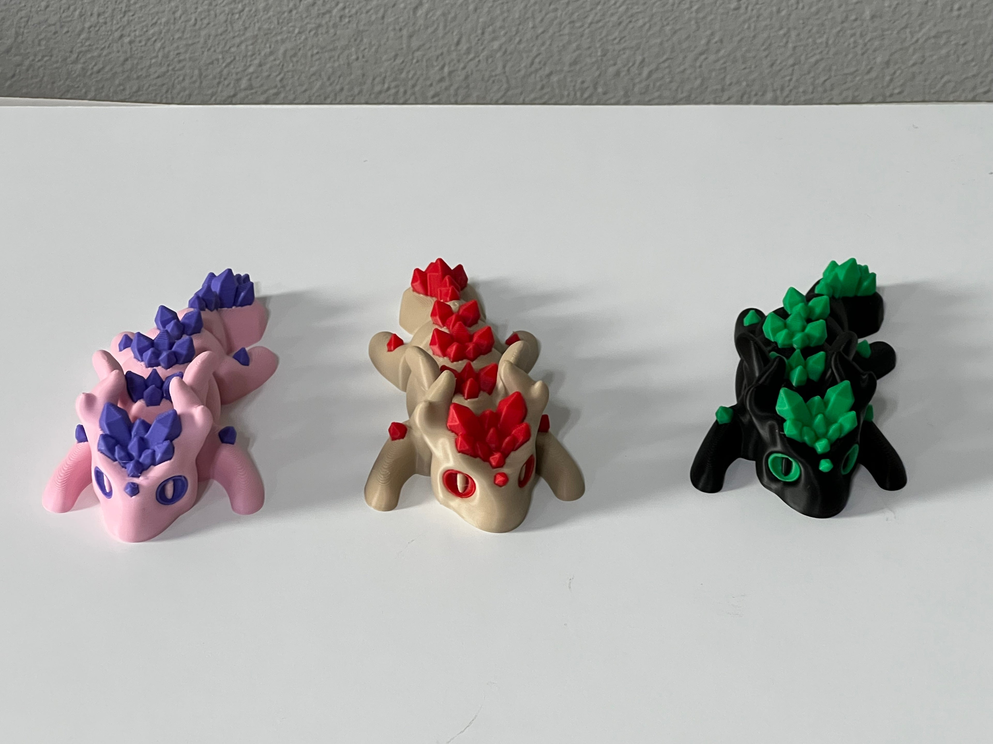 Crystal Dragon 3D Print - Small