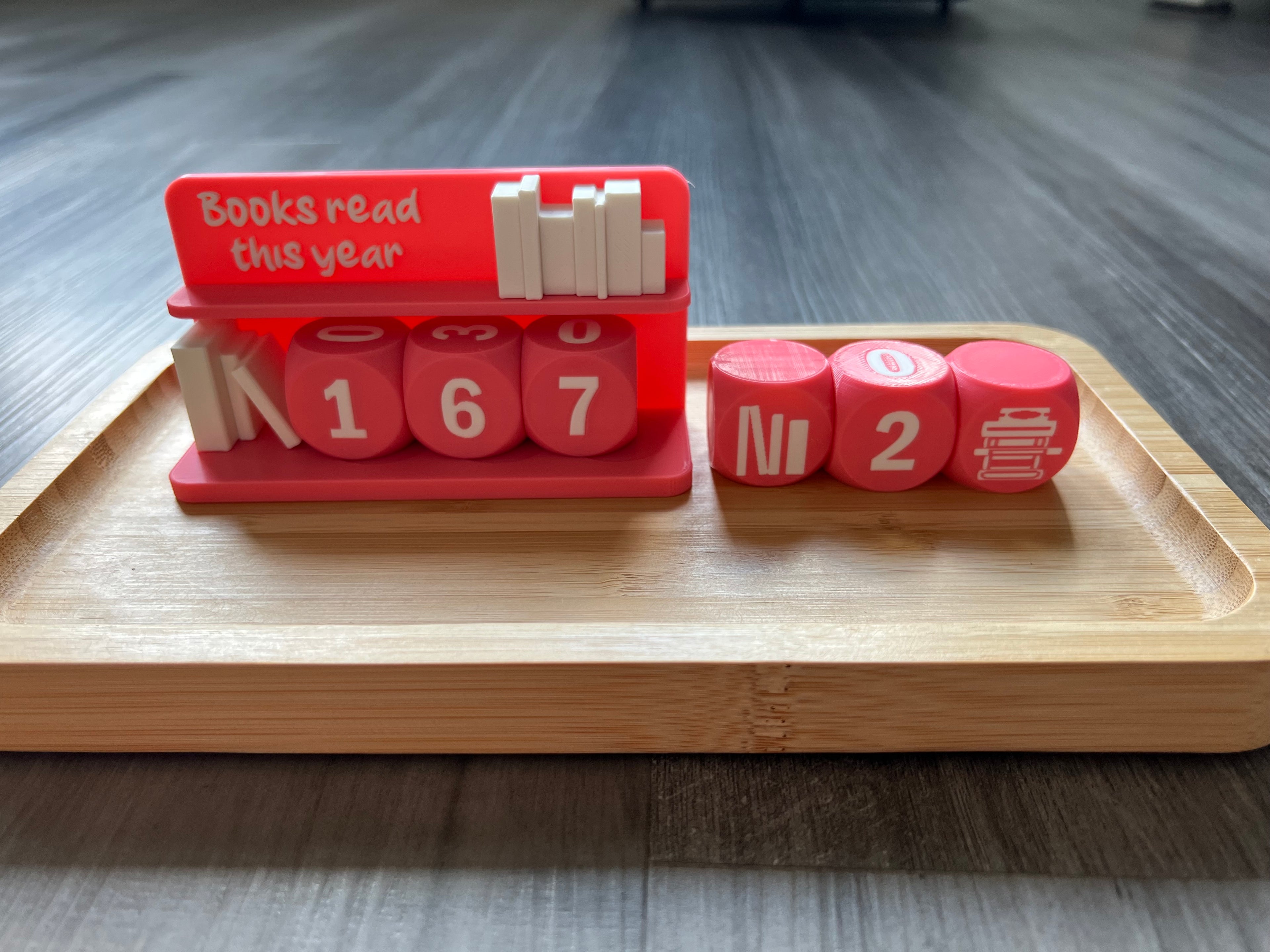Books Read This Year Bookcase 3D Print