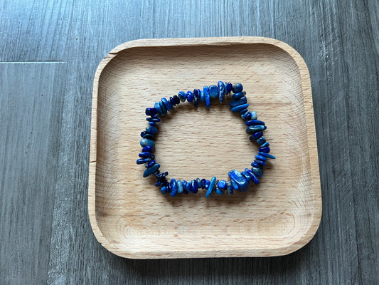 Lapis Lazuli Chip Bracelet