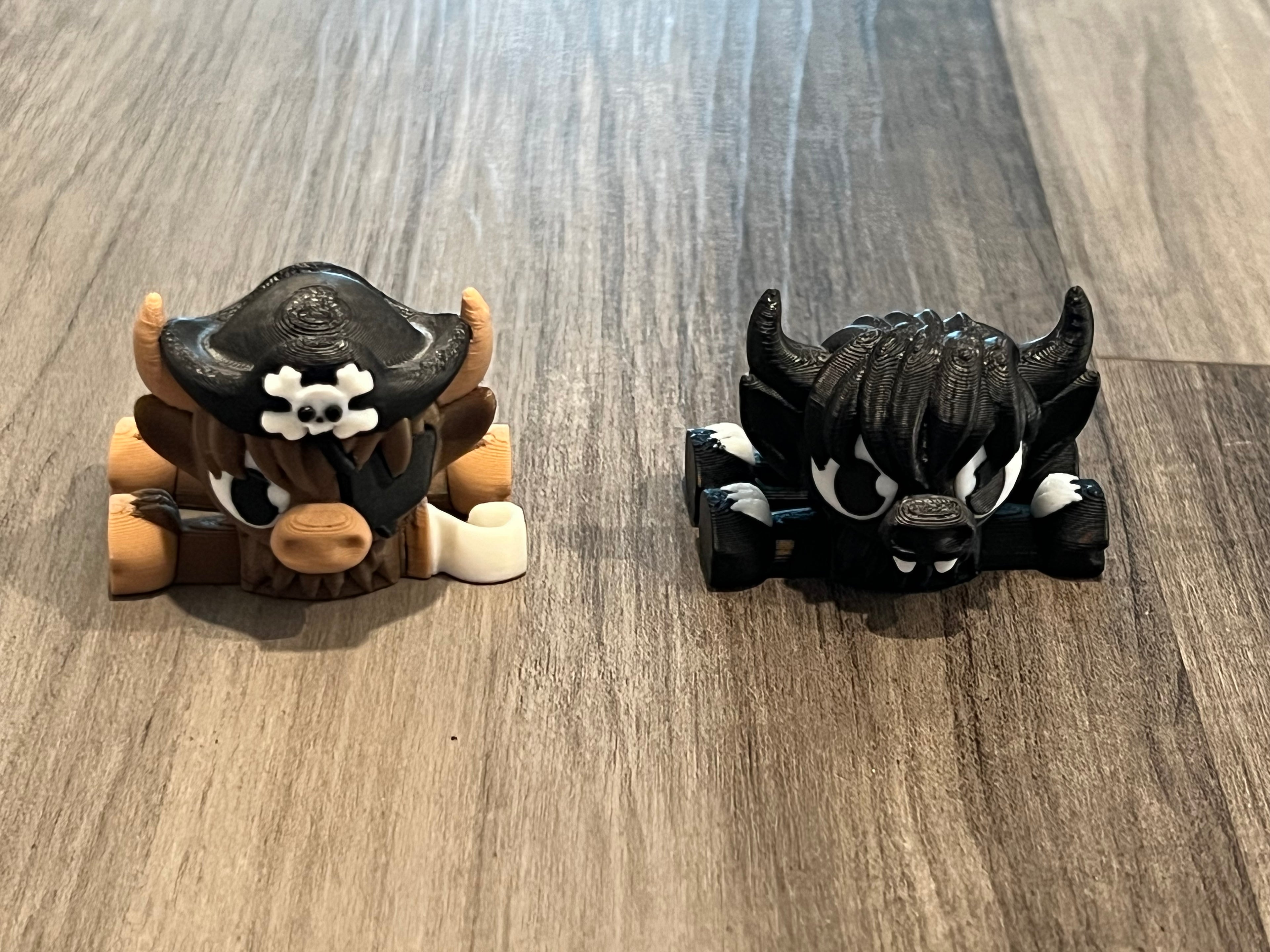 Articulated Highland Cow - Halloween - 3D Print