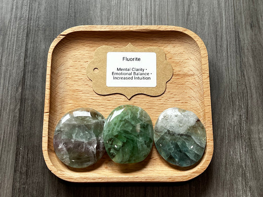 Fluorite Palm Stone