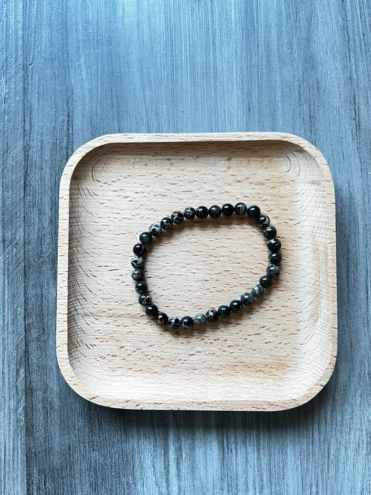 Black Sea Sediment Jasper Bracelet - 6 mm