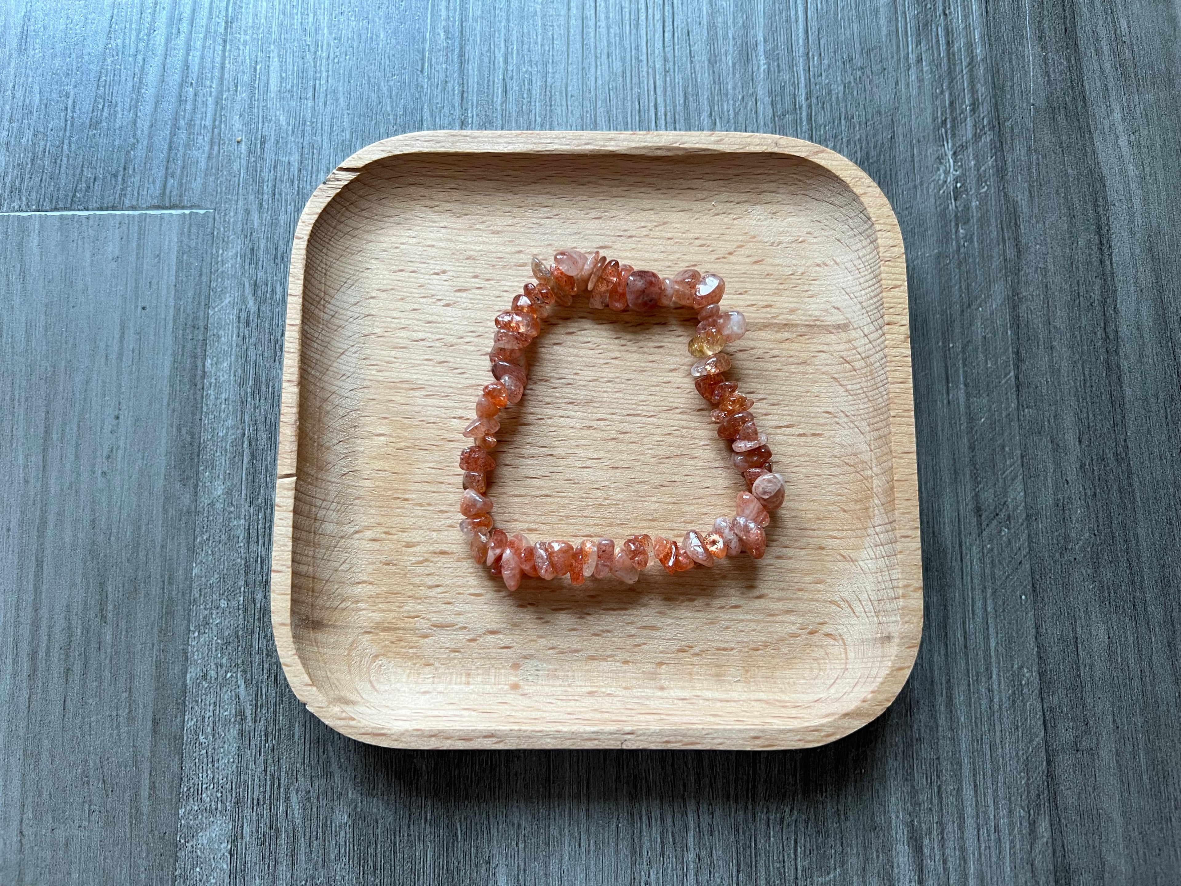 Sunstone Chip Bracelet