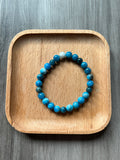 Blue Apatite Bracelet - 8 mm