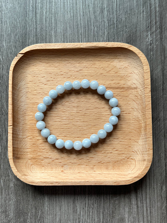 Aquamarine Bracelet - 8 mm