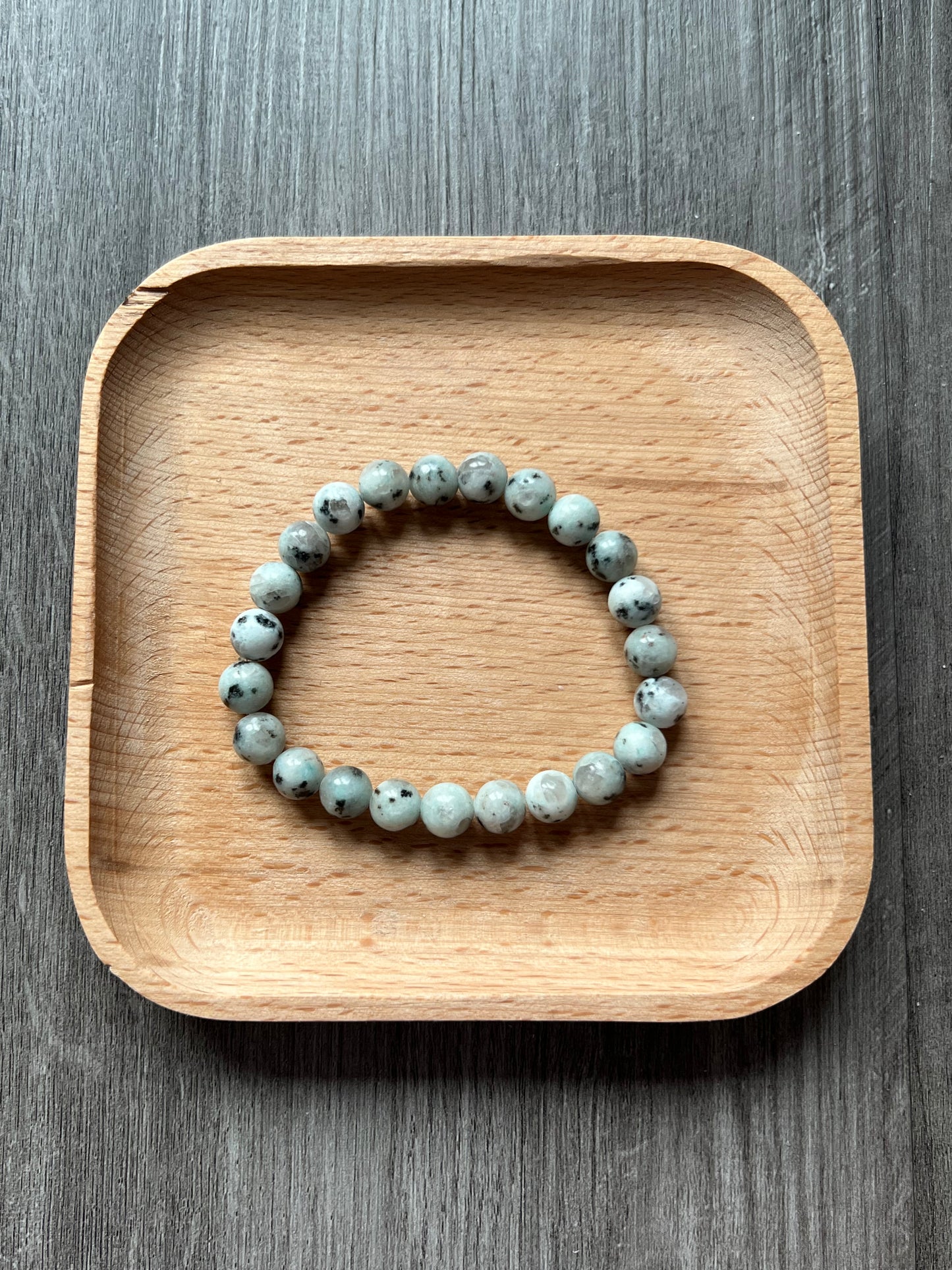 Kiwi Jasper Bracelet - 8 mm