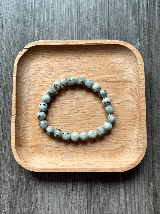 Kiwi Jasper Bracelet - 8 mm
