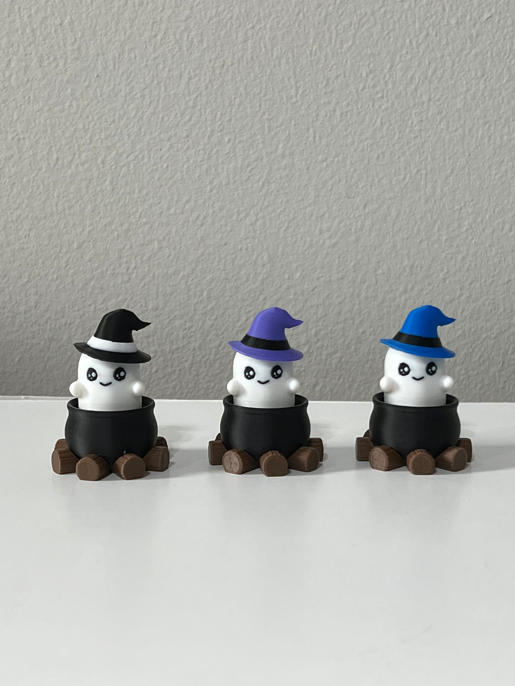Ghost Witch Fidget Clicker 3D Print