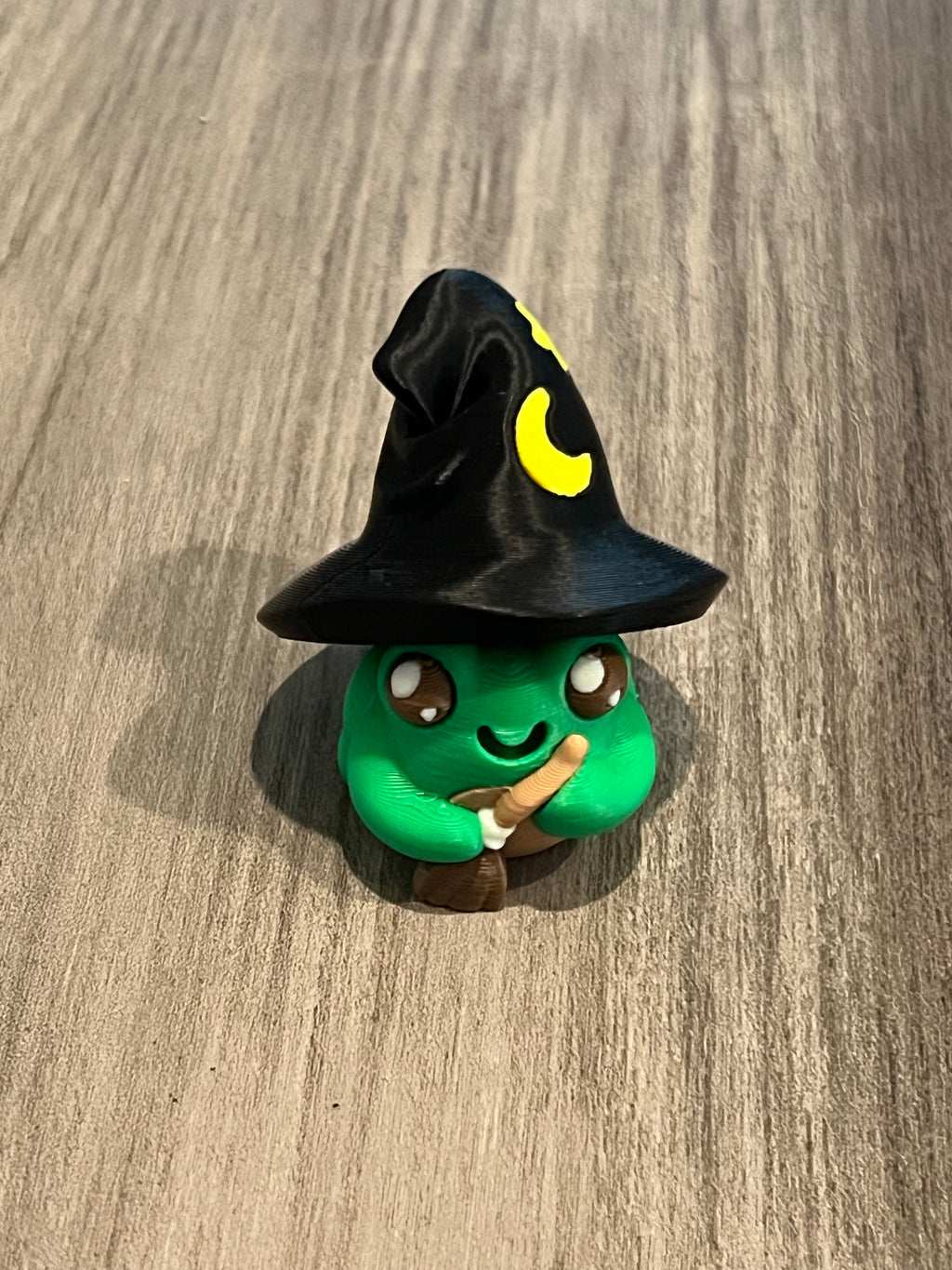 Witch Frog Fidget Clicker 3D Print