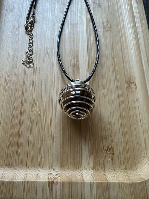 20 mm Tiger Eye Stone Necklace