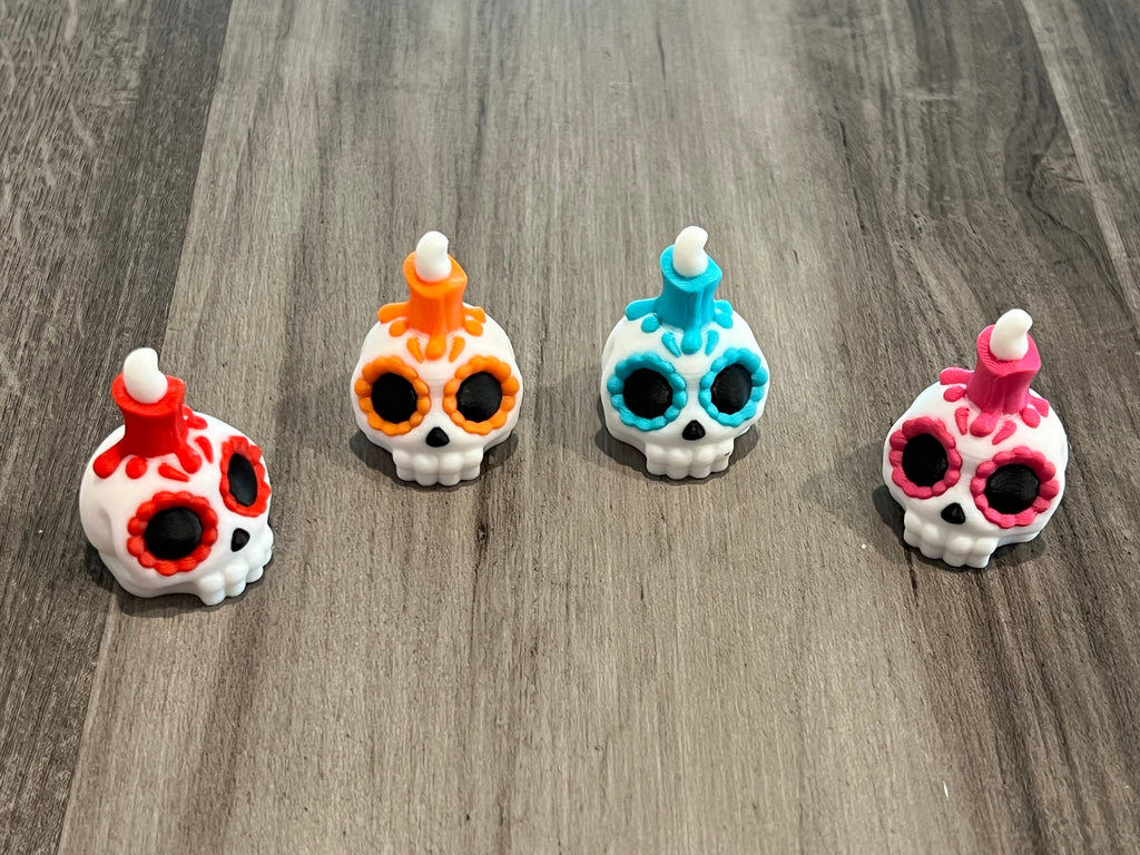 Sugar Skull Candle - 3D Print