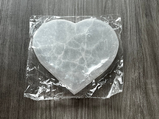 Selenite Heart