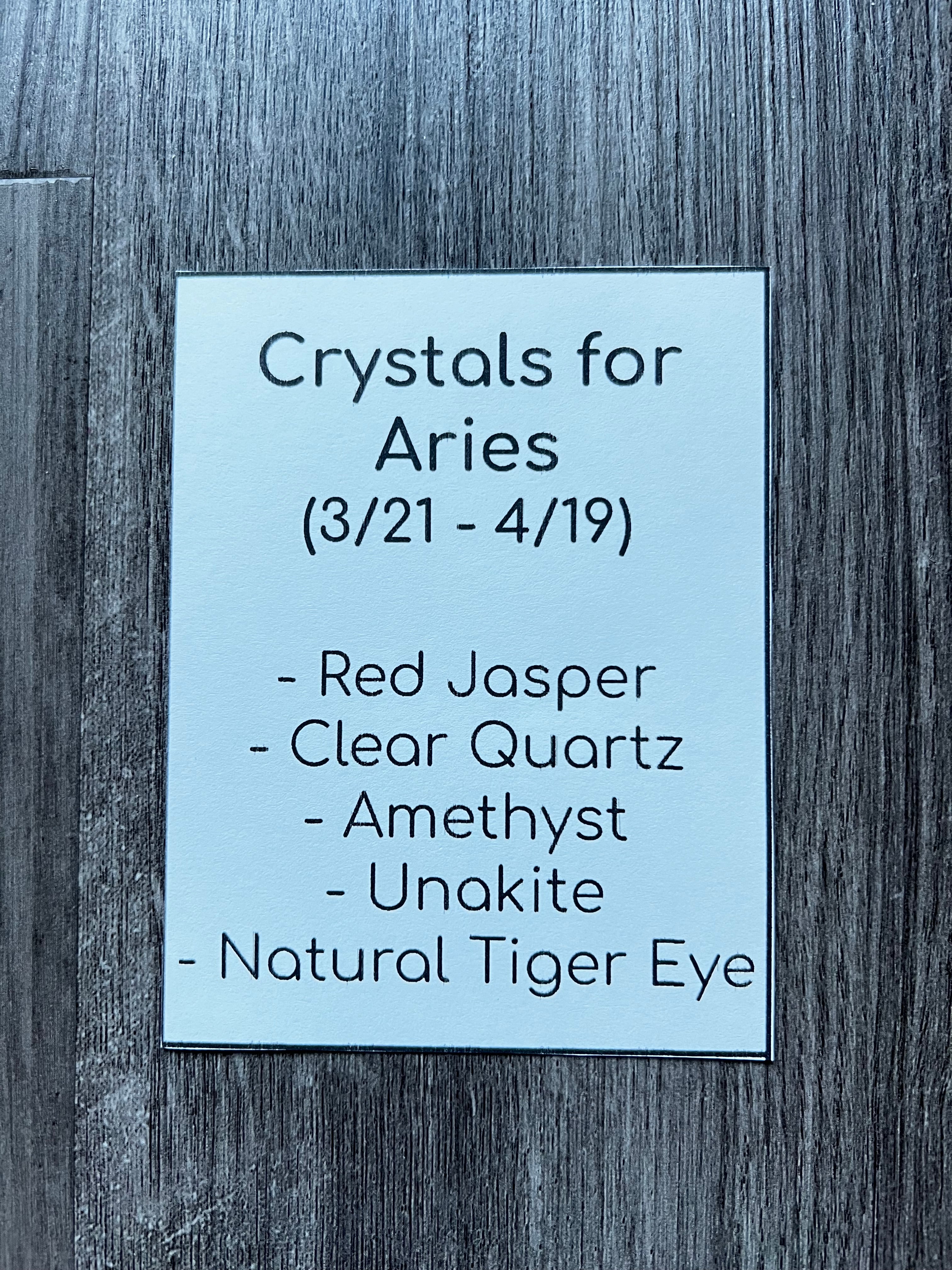 Crystals for Aries